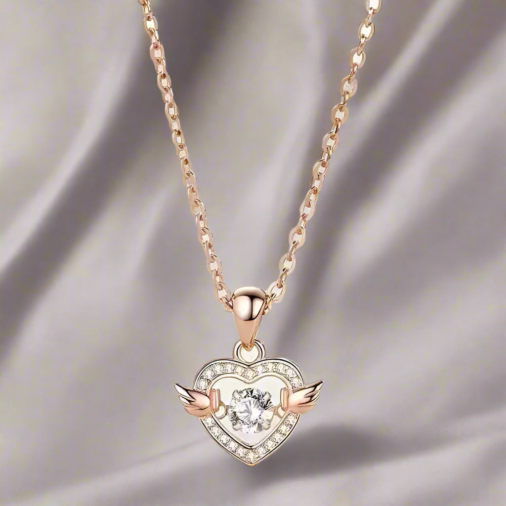 Heart With Wings Necklace