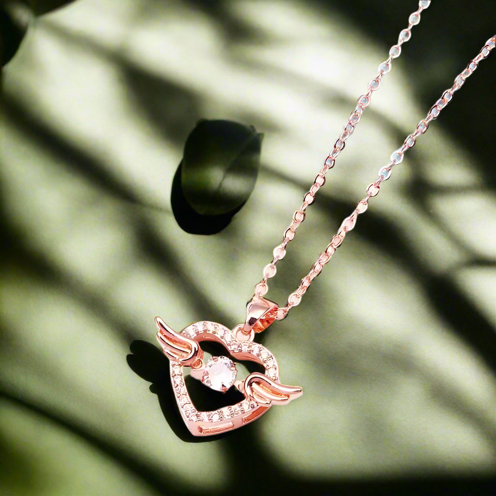 Heart With Wings Necklace