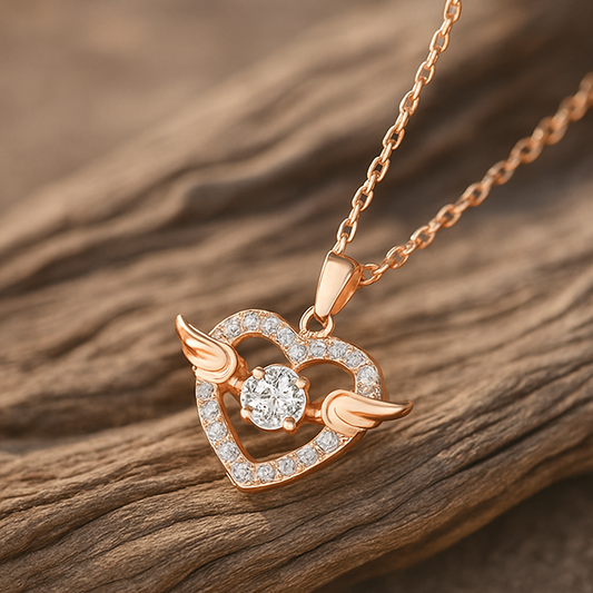 Heart With Wings Necklace