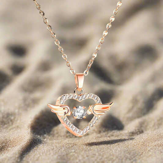 Heart With Wings Necklace