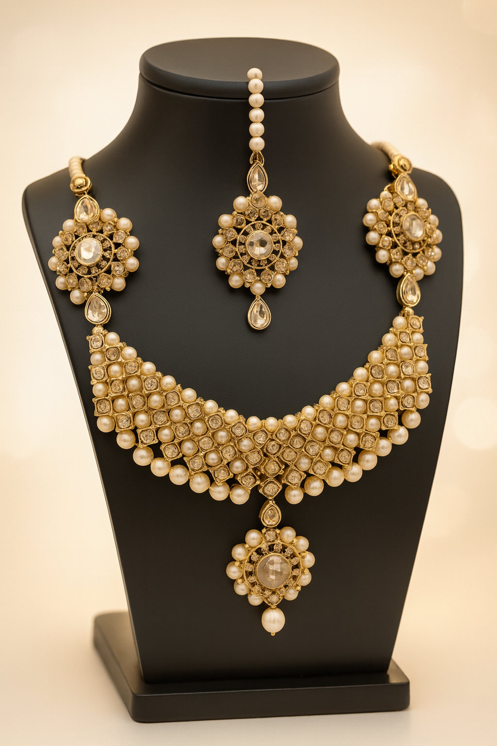 Alloy Gold-Plated Gold Jewellery Set