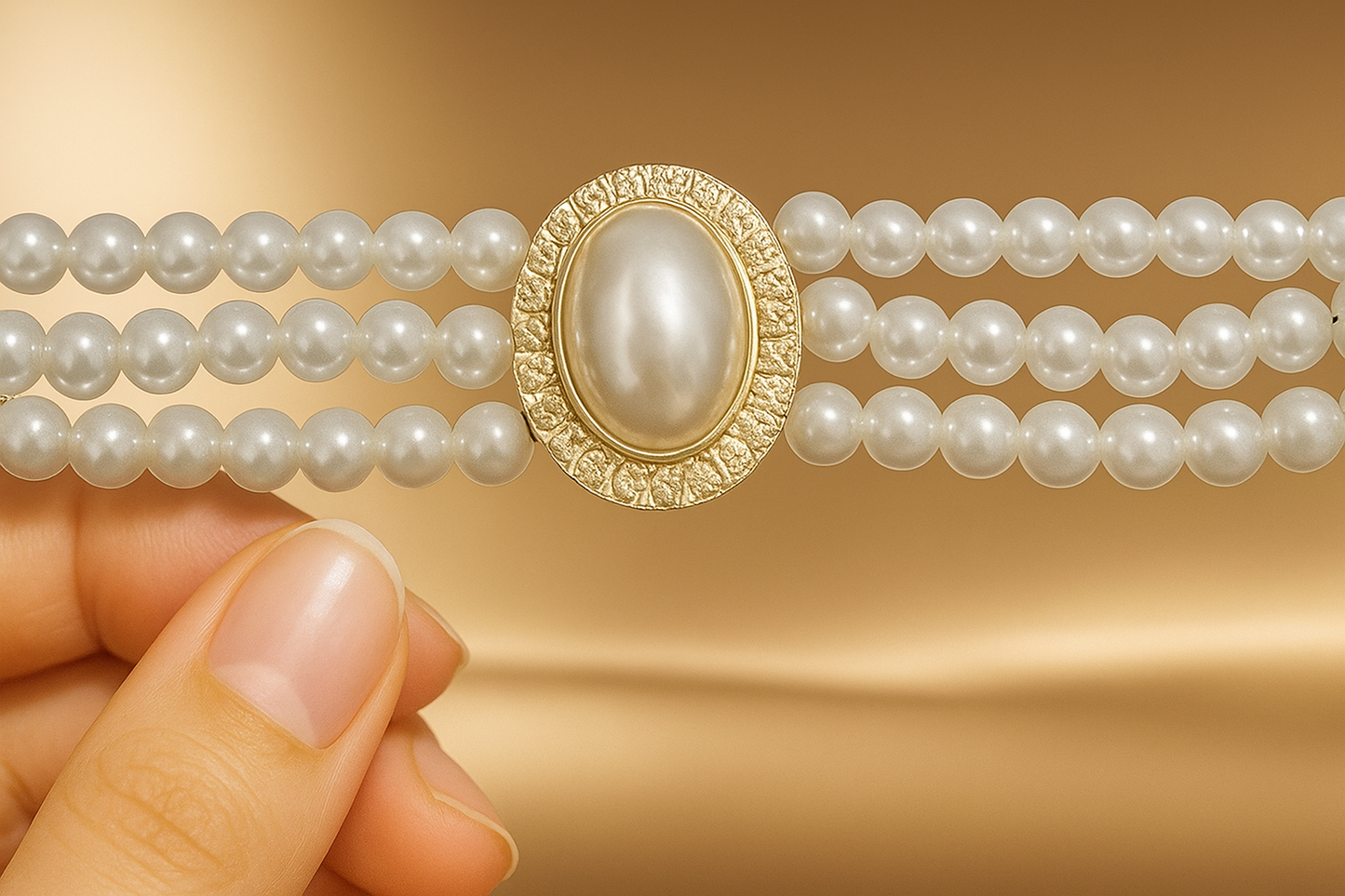 Artificial Pearl Necklace